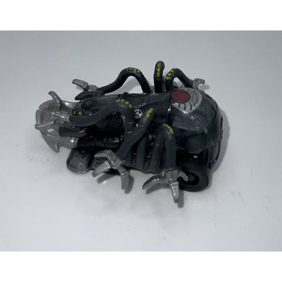 Marvel Hasbro Spiderman Spider Wars Attack Battle Pullback Car Toy 2013 Blk/Gray - Picture 3 of 5
